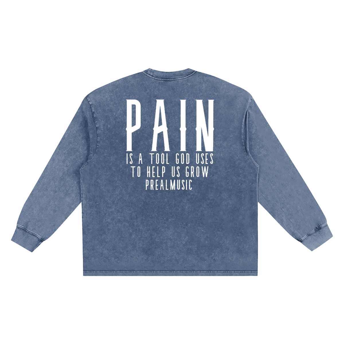 PAIN - Frayed Edge Long Sleeve T-Shirt