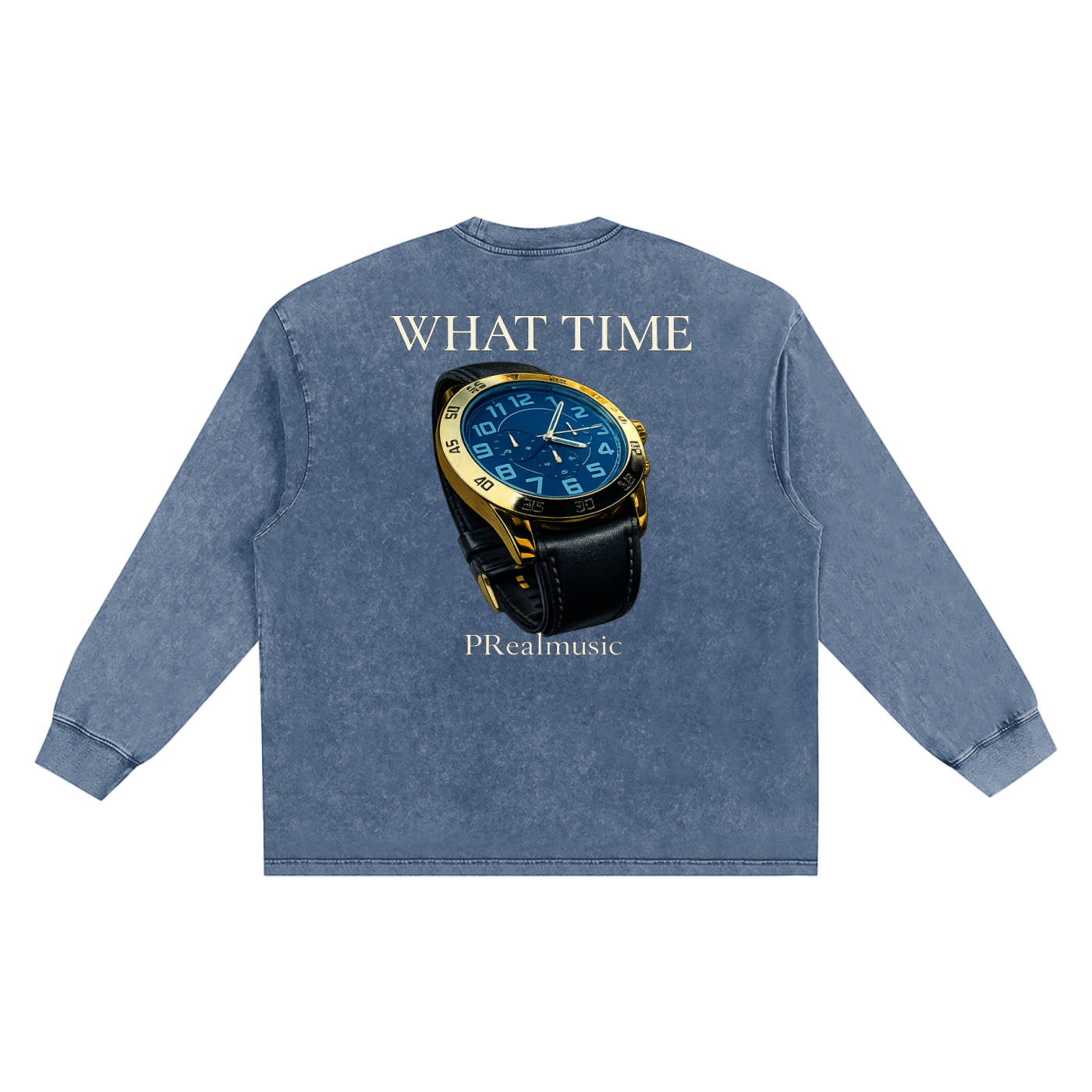 WHAT TIME - Frayed Edge T-Shirt