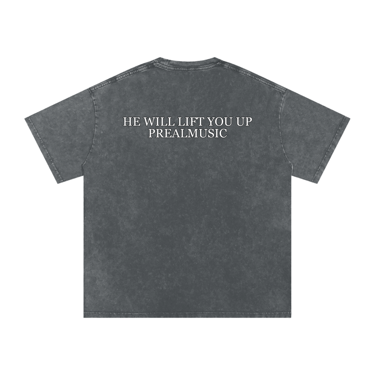 He Will Lift You Up - Oversized Cotton T-Shirt