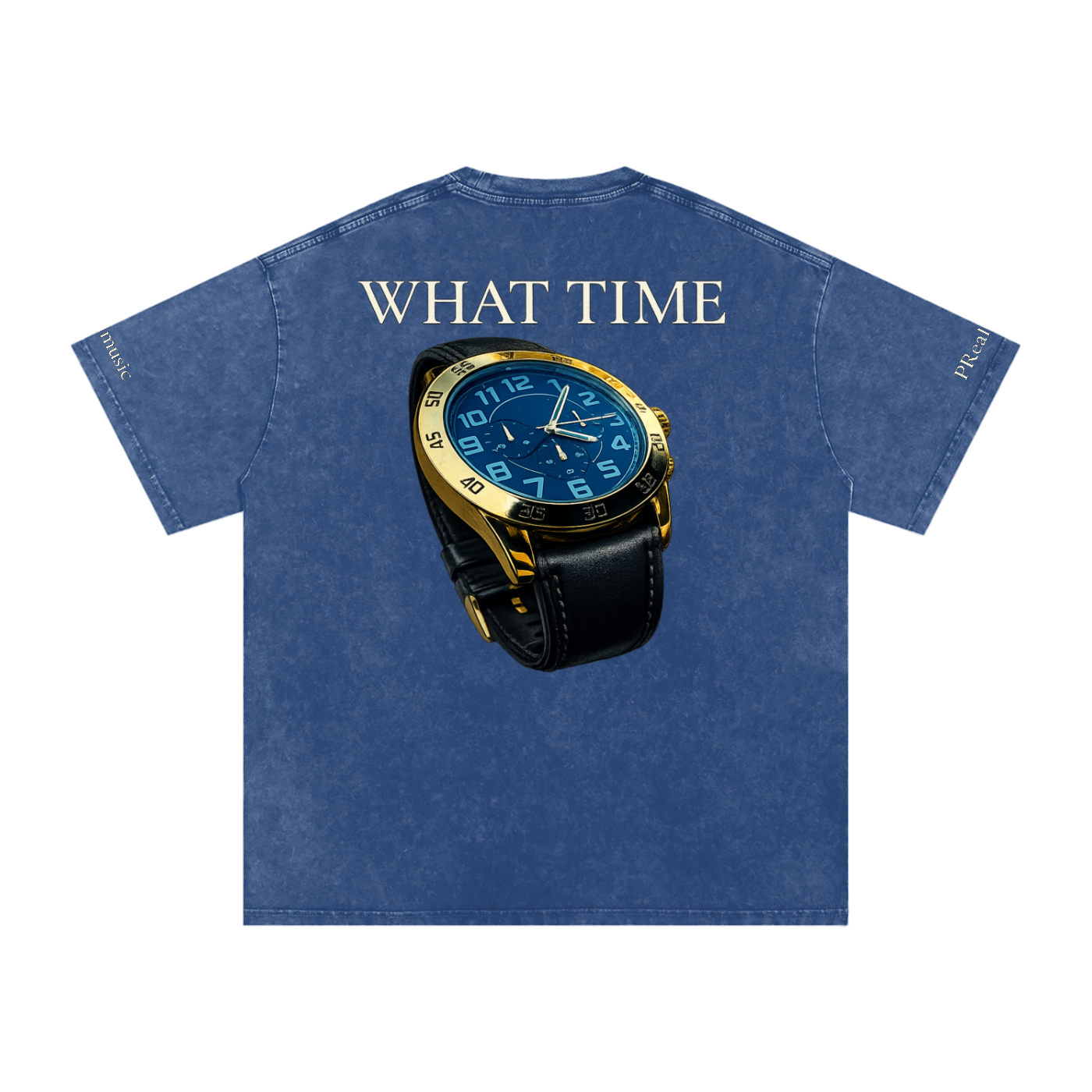 WHAT TIME - Oversized Cotton T-Shirt