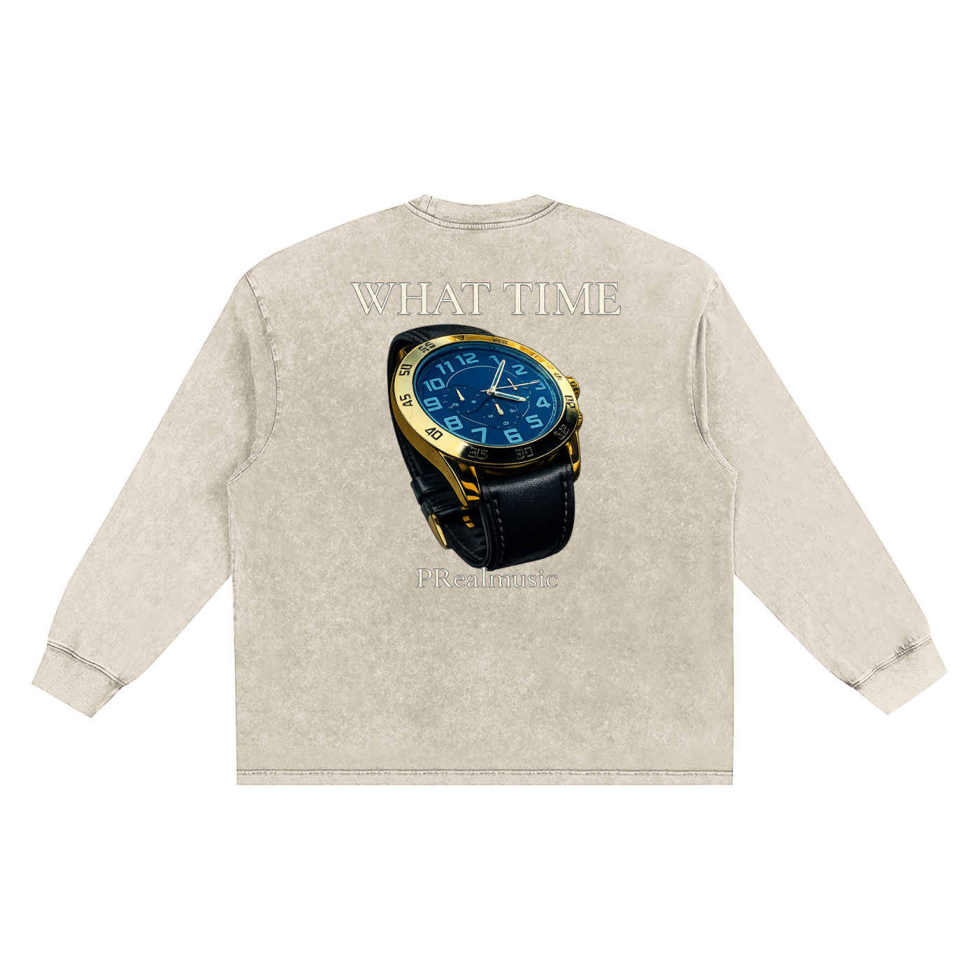 WHAT TIME - Frayed Edge T-Shirt