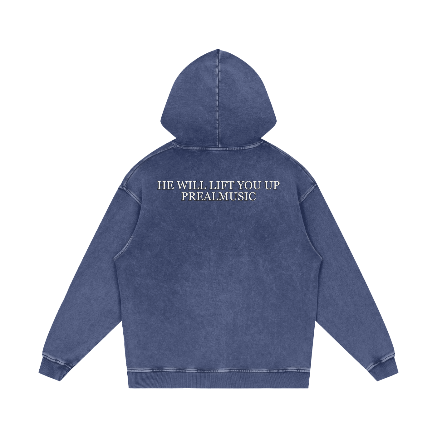 He Will Lift You Up - Loose Cotton Hoodie