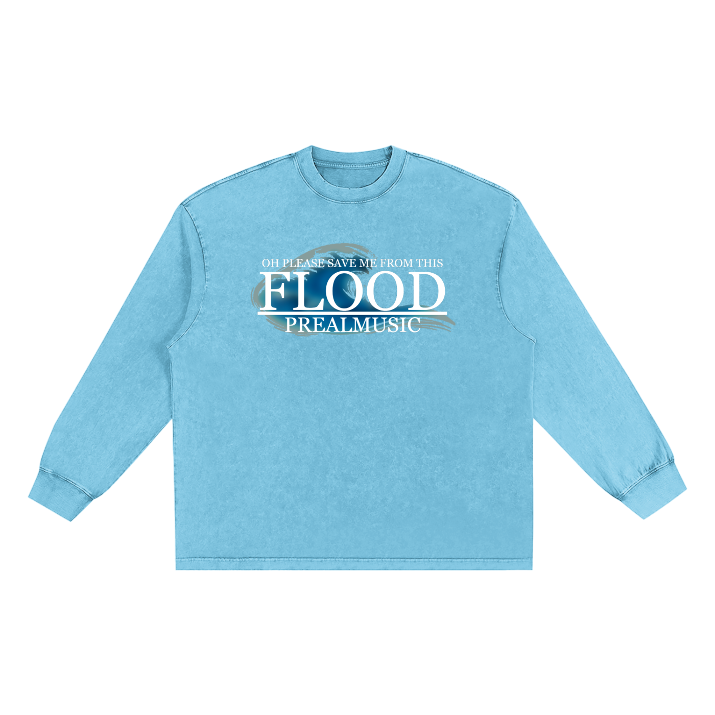 Flood - Frayed Edge Long Sleeve T-Shirt
