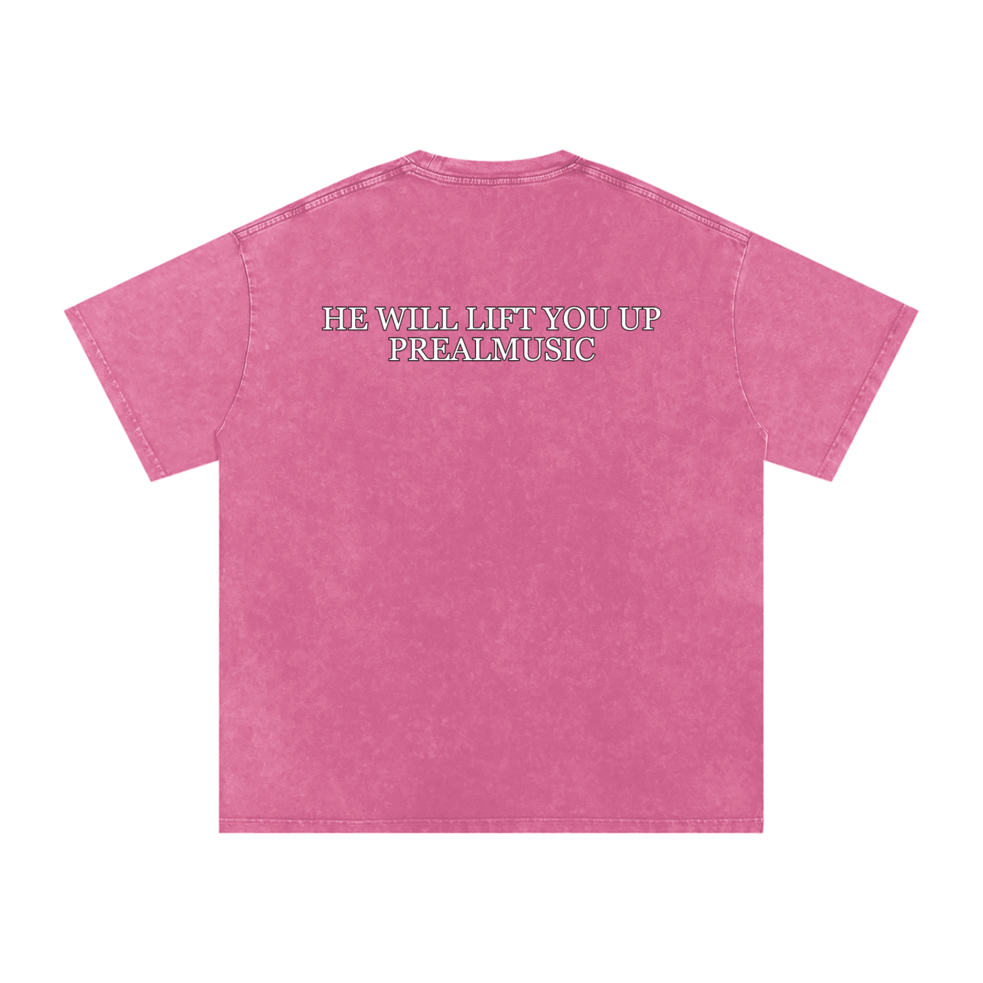 He Will Lift You Up - Oversized Cotton T-Shirt