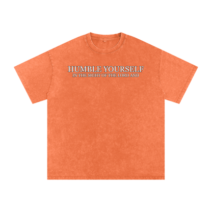 He Will Lift You Up - Oversized Cotton T-Shirt