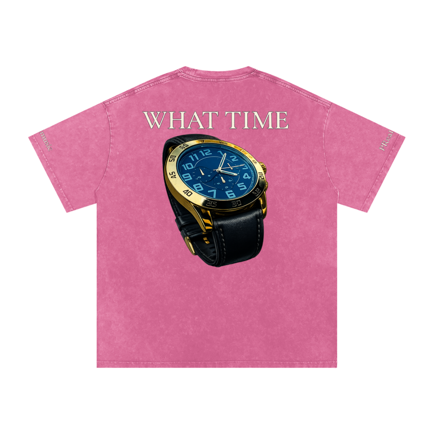 WHAT TIME - Oversized Cotton T-Shirt