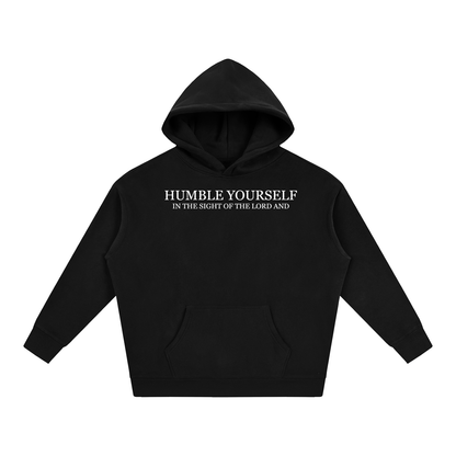 He Will Lift You Up - Oversize Fleeced Hoodie
