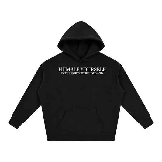 He Will Lift You Up - Oversize Fleeced Hoodie