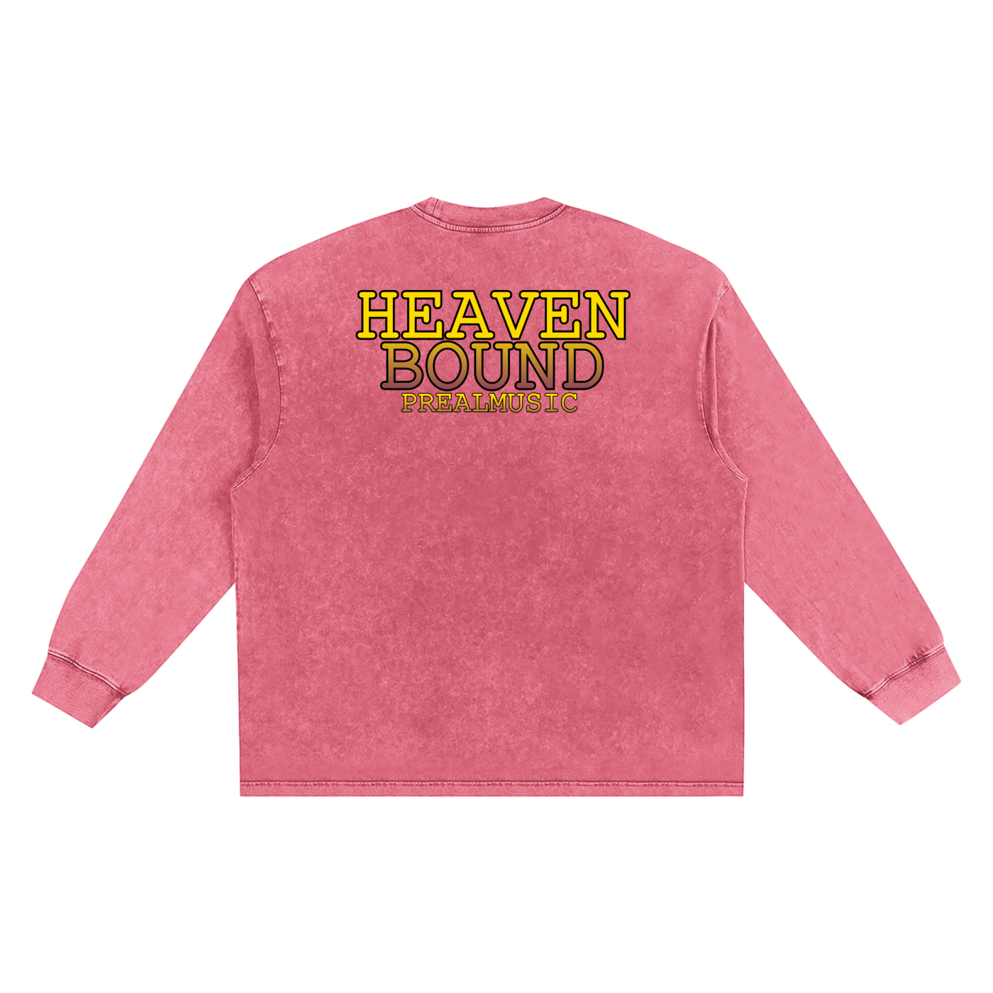HEAVEN BOUND - Frayed Edge Long Sleeve T-Shirt