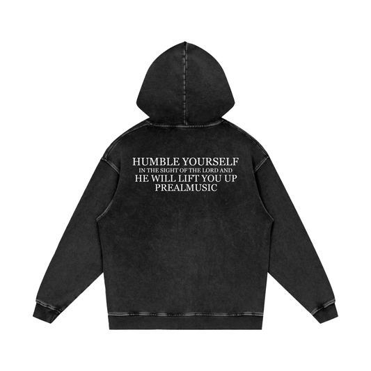 He Will Lift You Up - Loose Cotton Hoodie