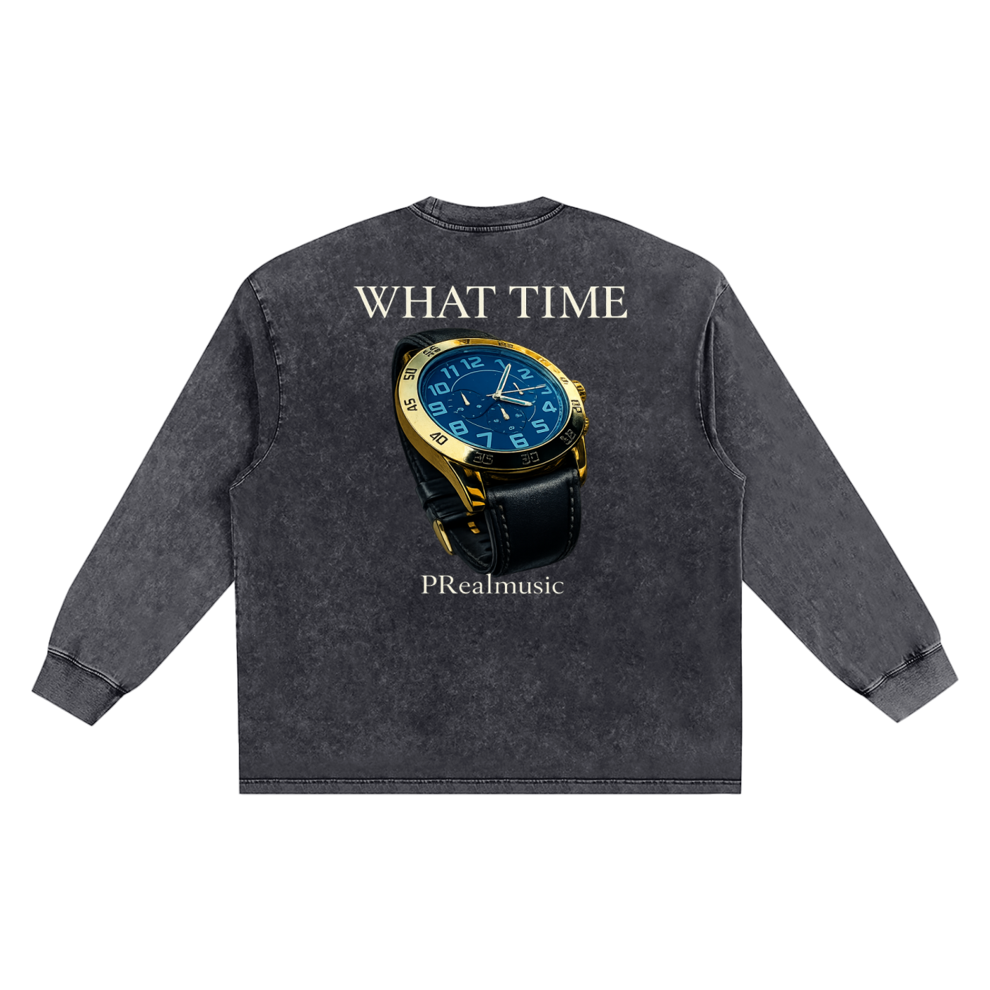 WHAT TIME - Frayed Edge T-Shirt