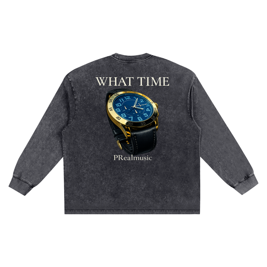 WHAT TIME - LIMITED EDITION - Frayed Edge T-Shirt