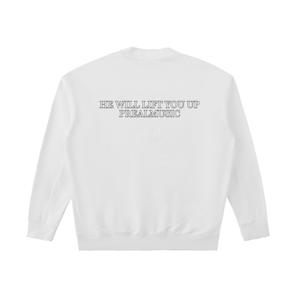 He Will Lift You Up - Drop Shoulder Crewneck Sweatshirt