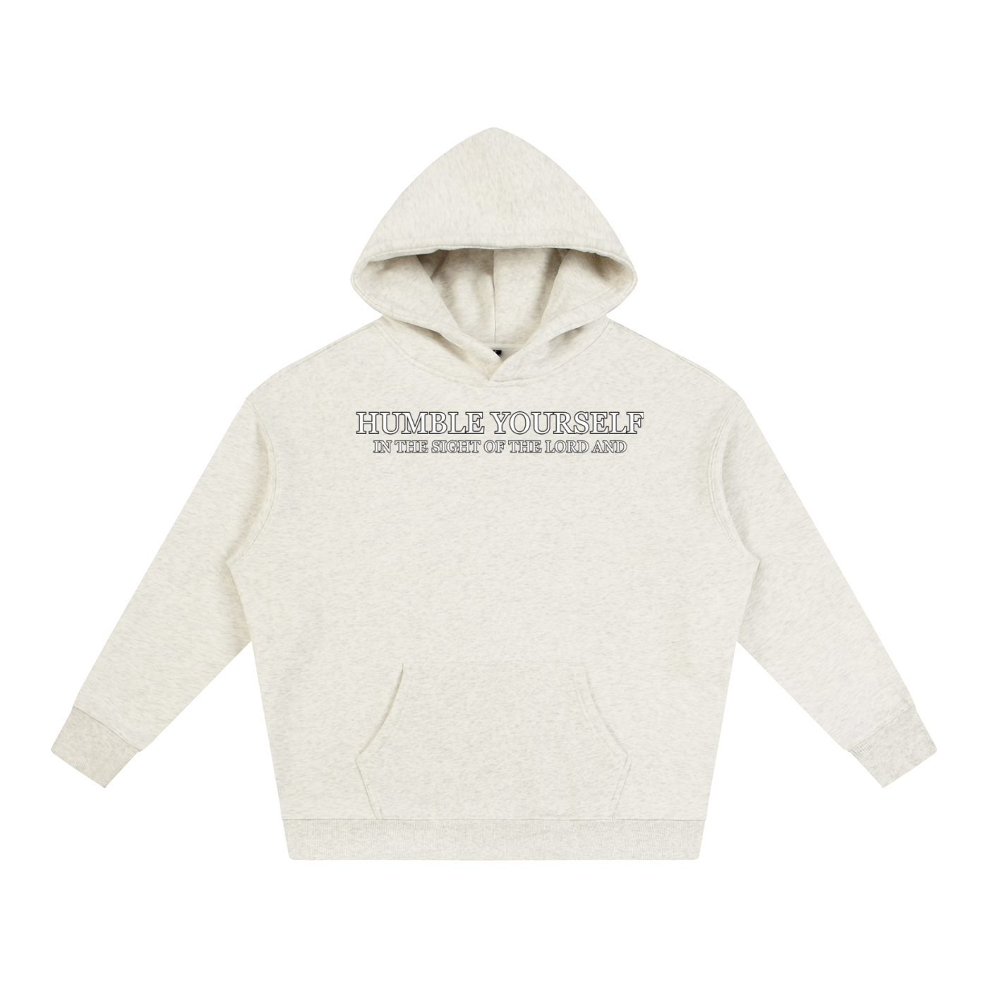 He Will Lift You Up - Oversize Fleeced Hoodie