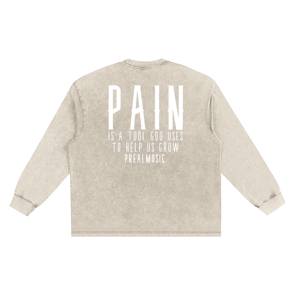 PAIN - Frayed Edge Long Sleeve T-Shirt