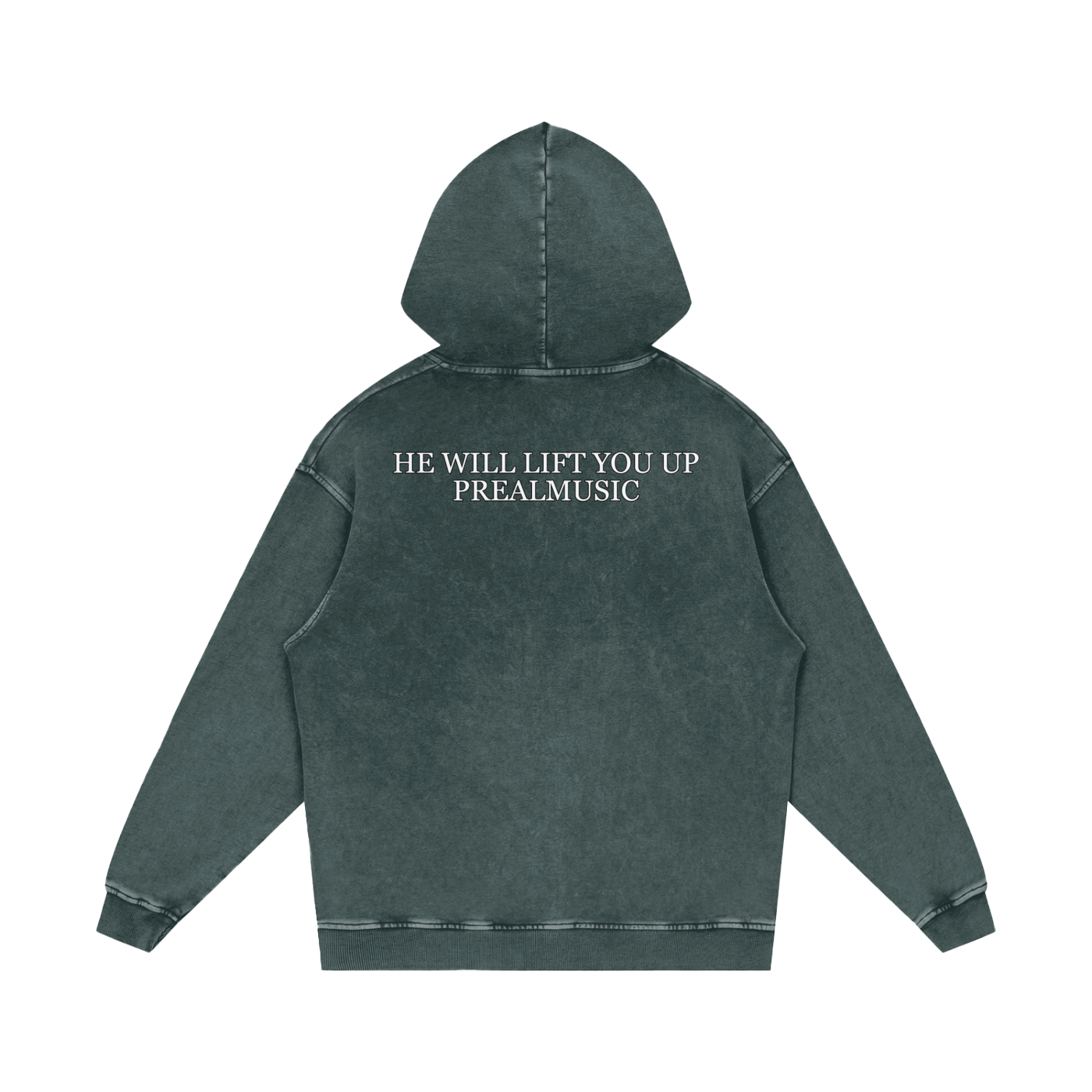 He Will Lift You Up - Loose Cotton Hoodie