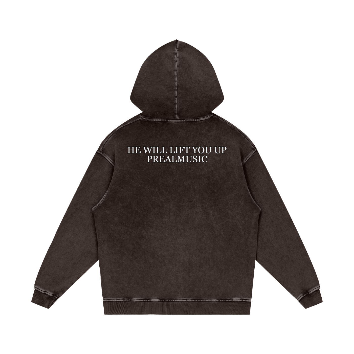 He Will Lift You Up - Loose Cotton Hoodie