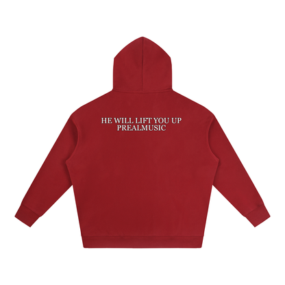 He Will Lift You Up - Oversize Fleeced Hoodie