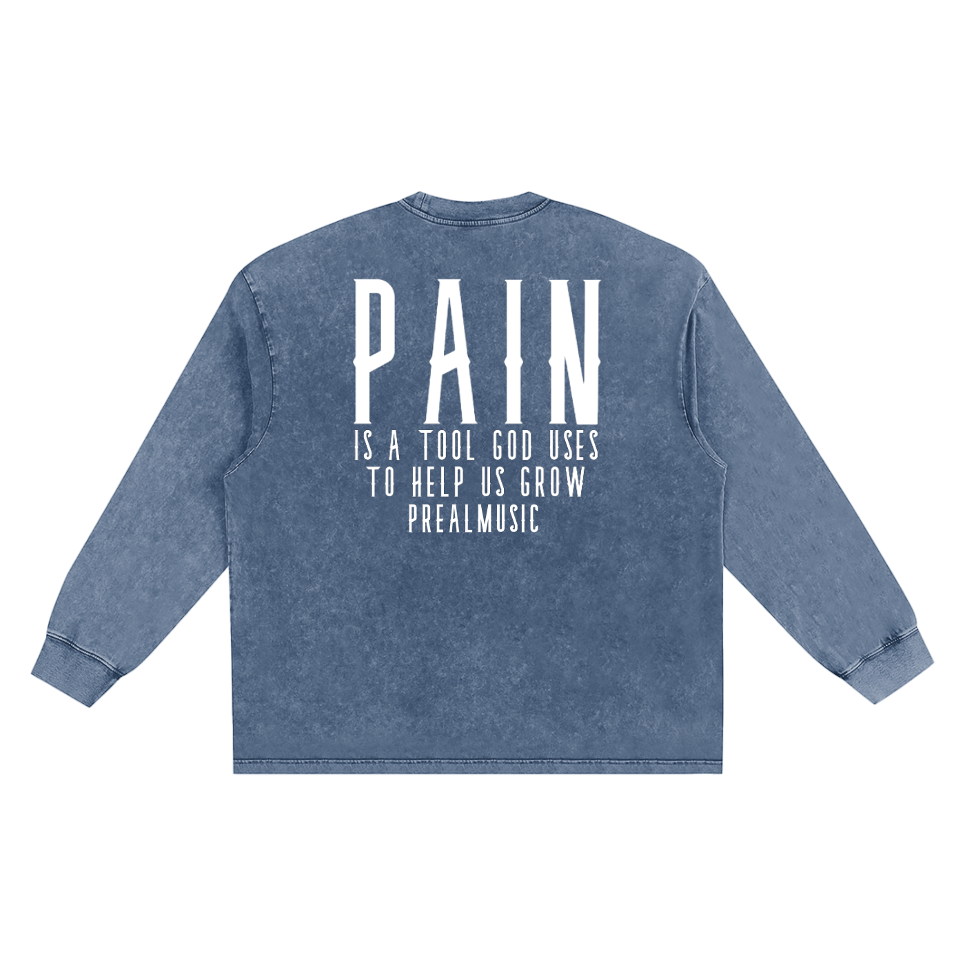 PAIN - Frayed Edge Long Sleeve T-Shirt