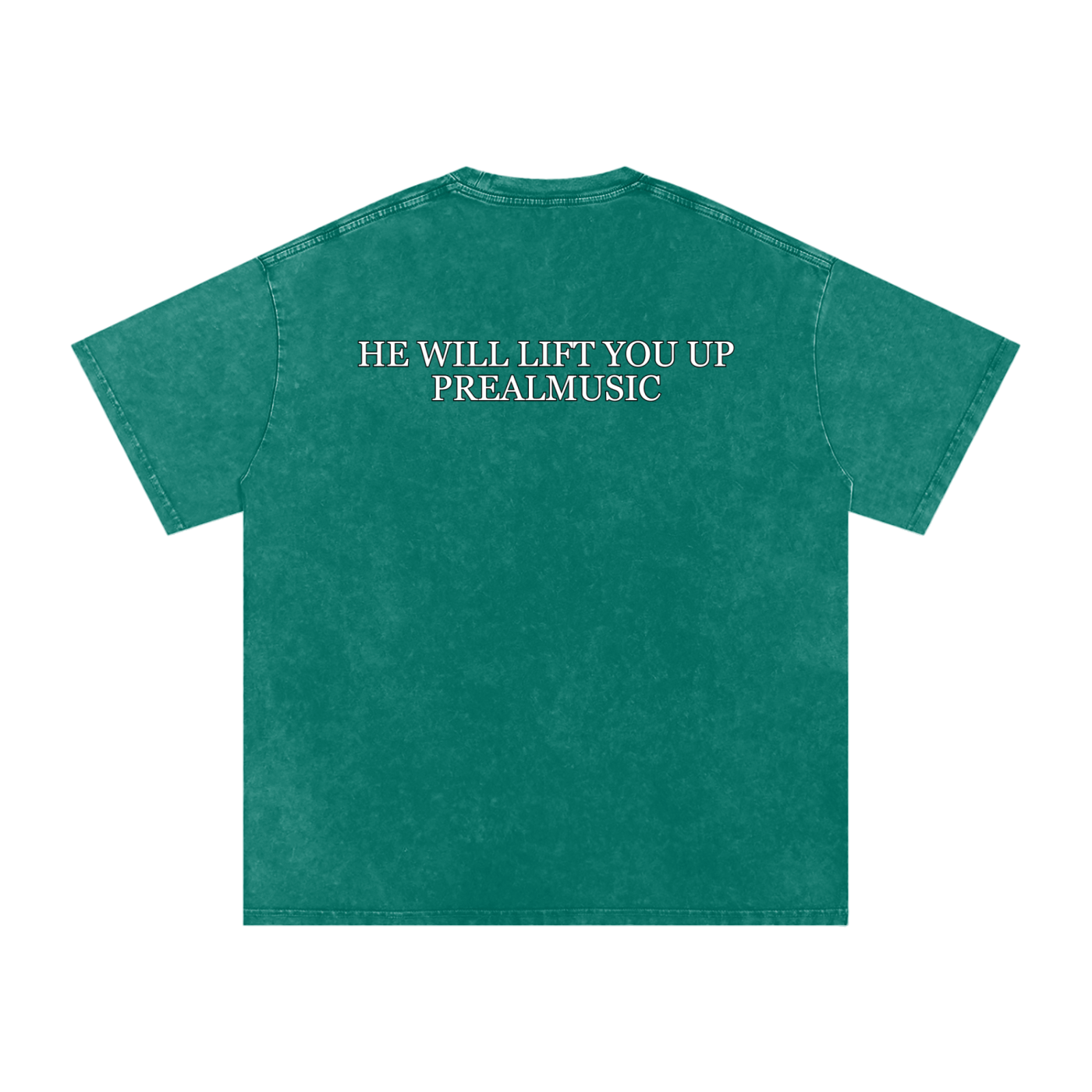 He Will Lift You Up - Oversized Cotton T-Shirt