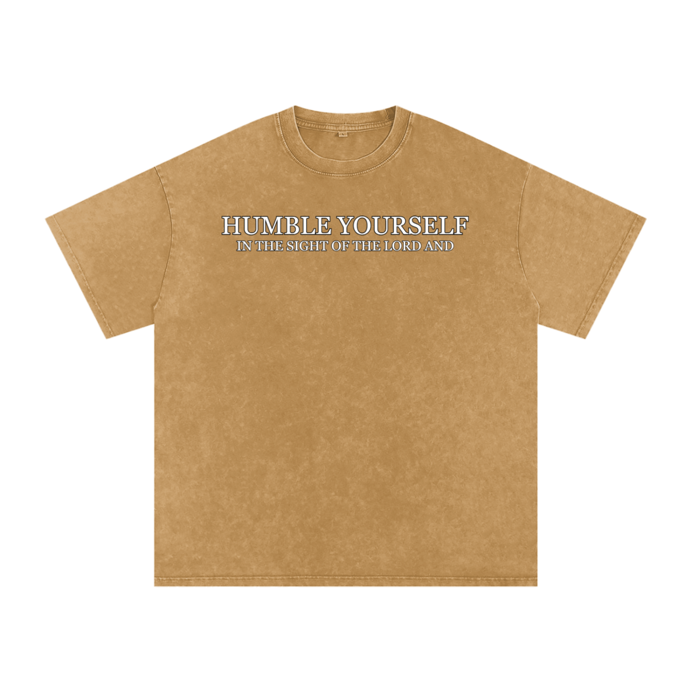 He Will Lift You Up - Oversized Cotton T-Shirt