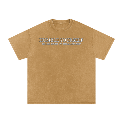 He Will Lift You Up - Oversized Cotton T-Shirt