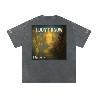 I Don't Know - Oversized Cotton T-Shirt