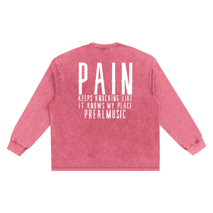 Pain - Frayed Edge Long Sleeve T-Shirt