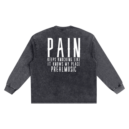 Pain - Frayed Edge Long Sleeve T-Shirt