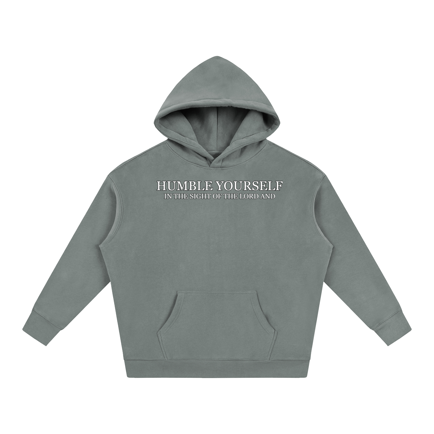 He Will Lift You Up - Oversize Fleeced Hoodie