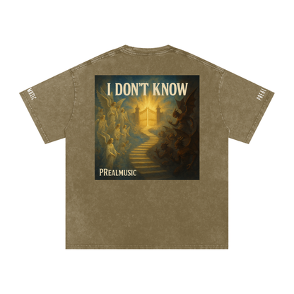 I Don't Know - Oversized Cotton T-Shirt