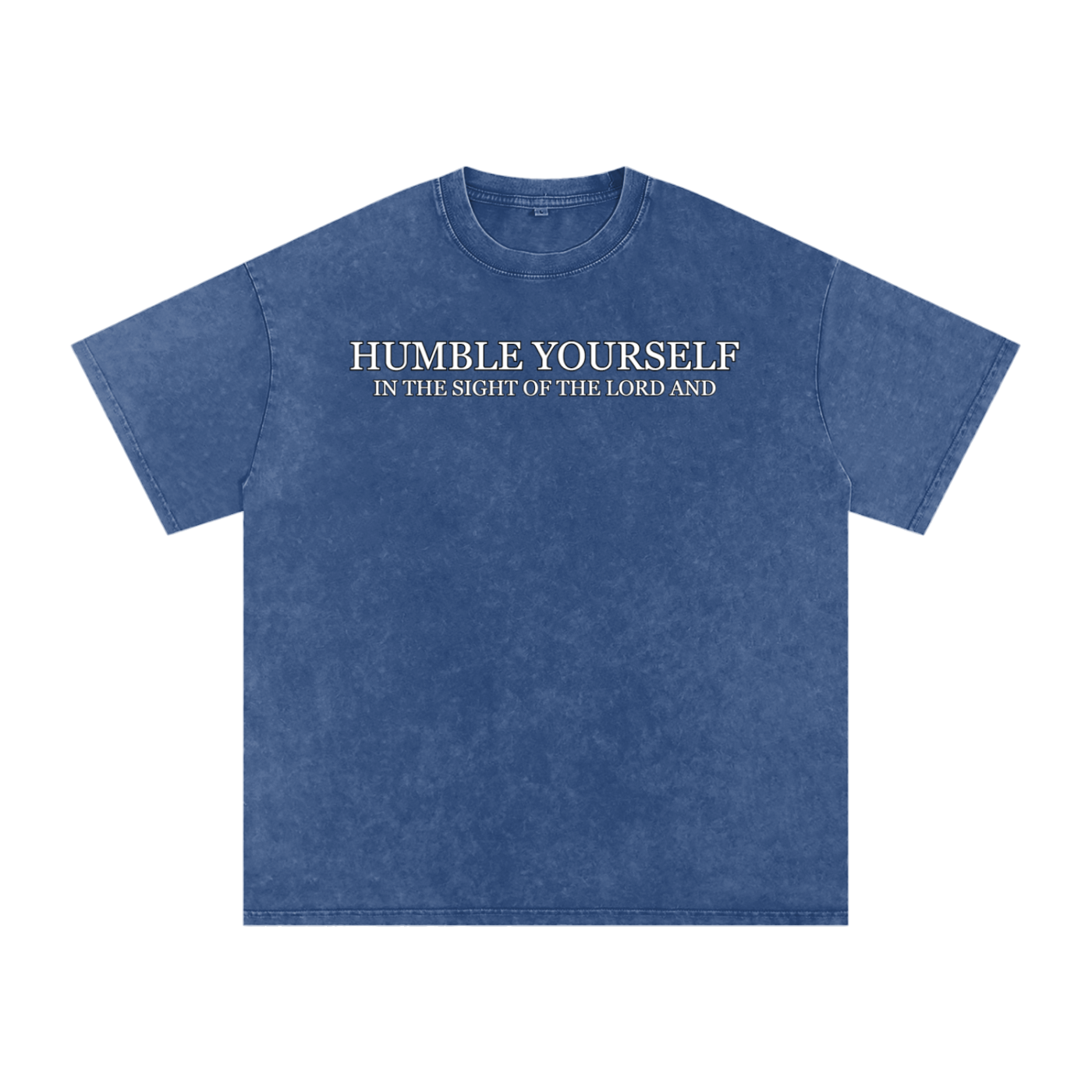 He Will Lift You Up - Oversized Cotton T-Shirt
