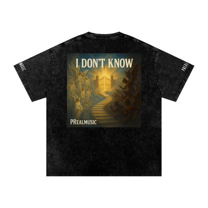 I Don't Know - Oversized Cotton T-Shirt