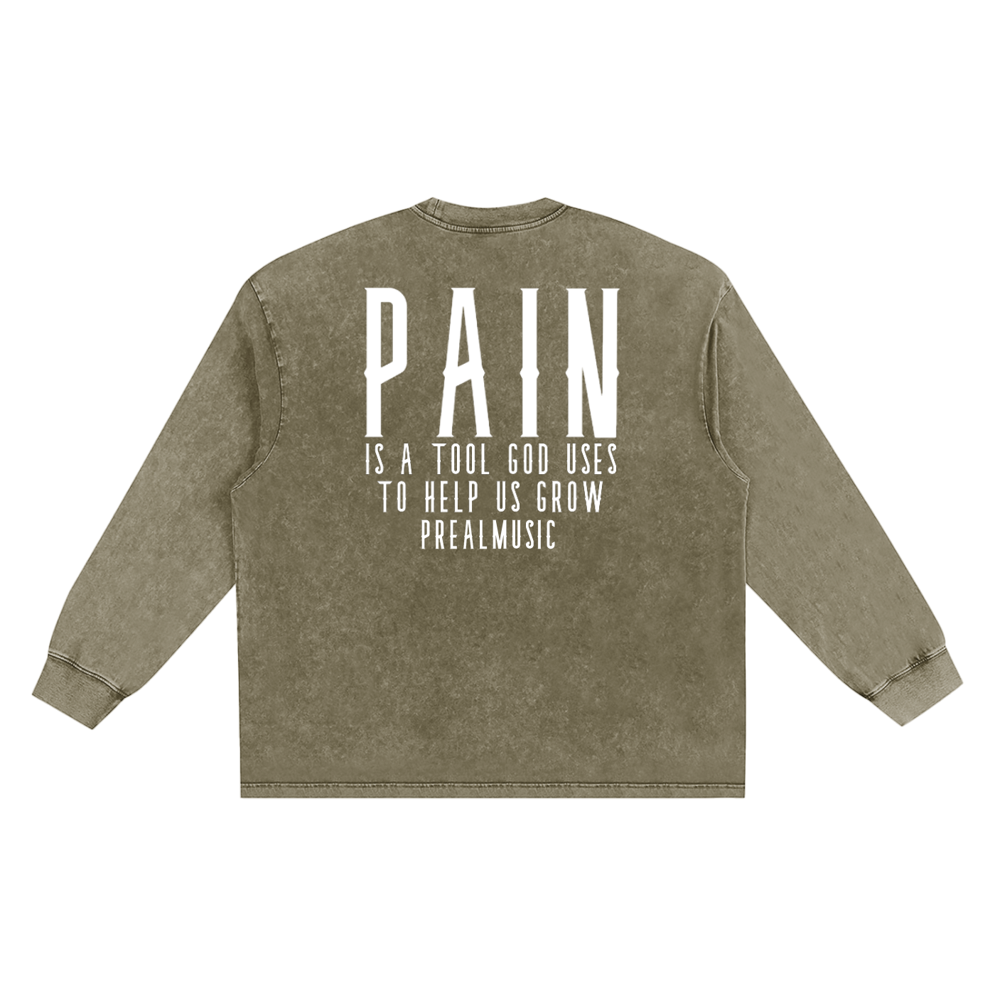 PAIN - Frayed Edge Long Sleeve T-Shirt