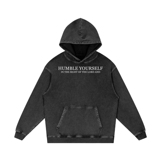 He Will Lift You Up - Loose Cotton Hoodie