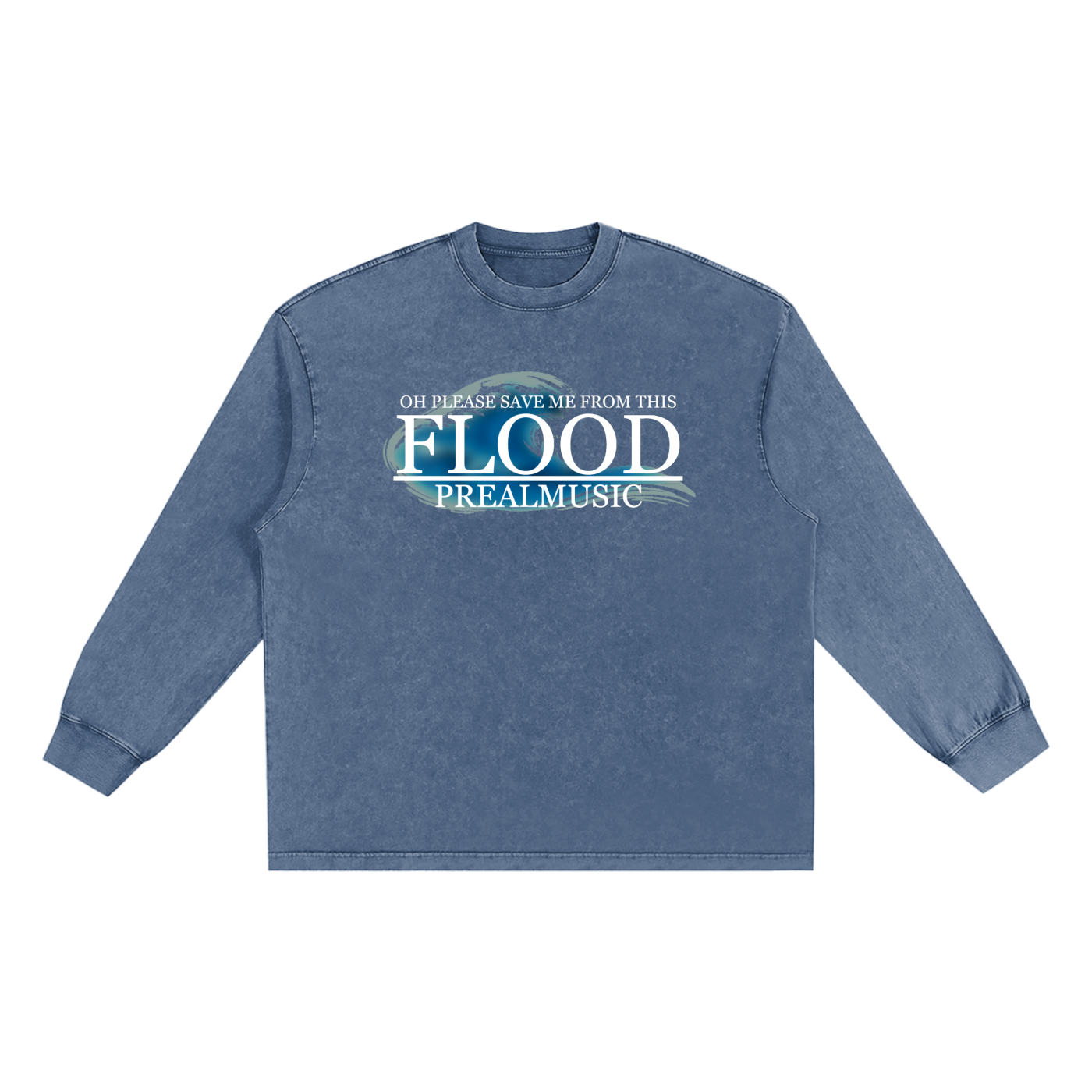 Flood - Frayed Edge Long Sleeve T-Shirt