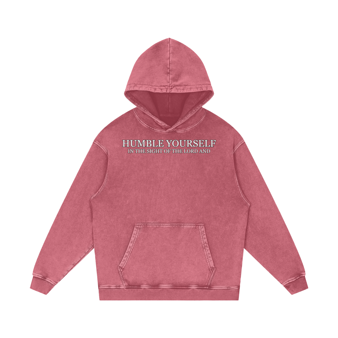 He Will Lift You Up - Loose Cotton Hoodie