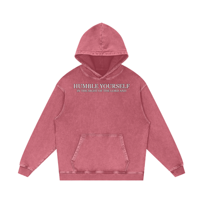 He Will Lift You Up - Loose Cotton Hoodie