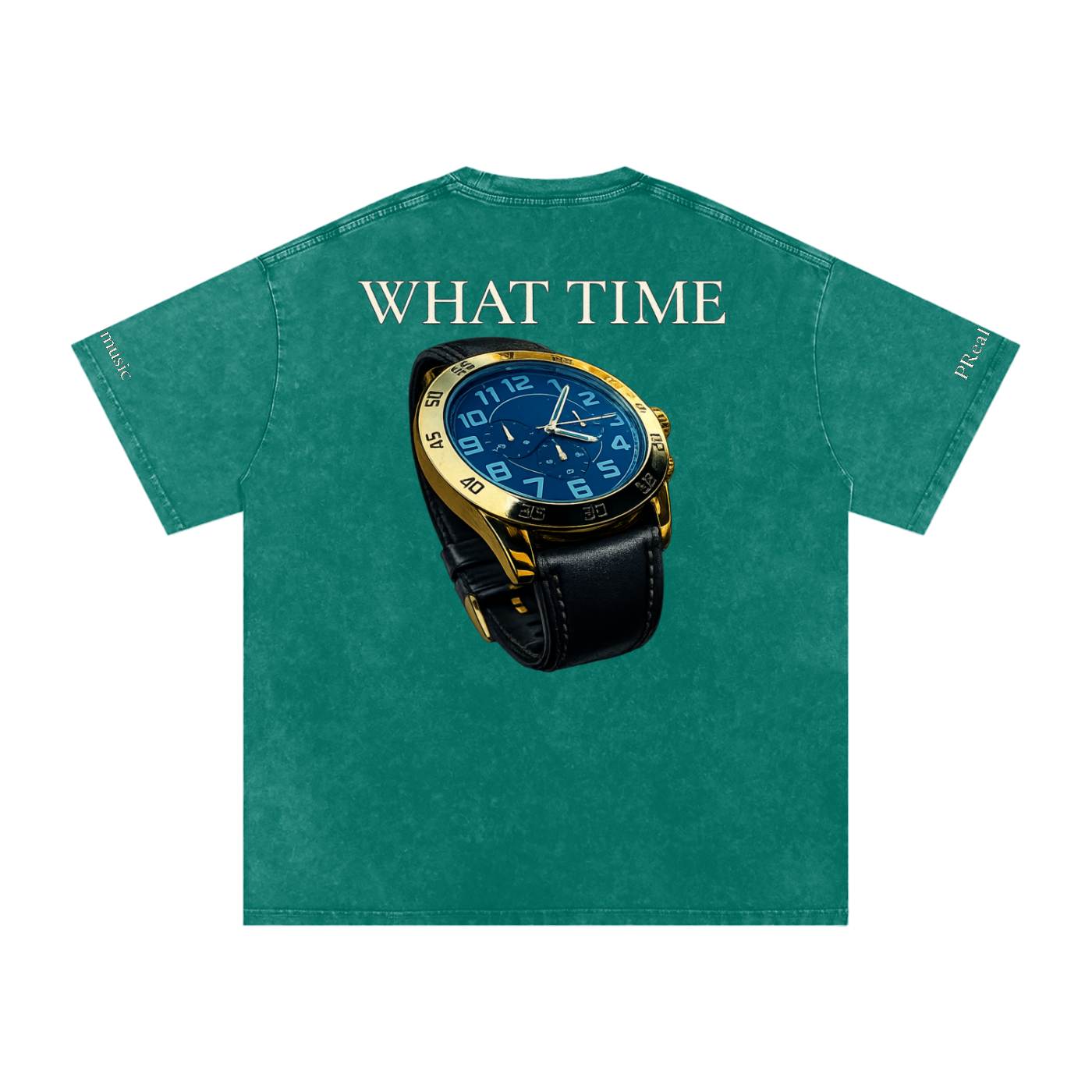 WHAT TIME - Oversized Cotton T-Shirt