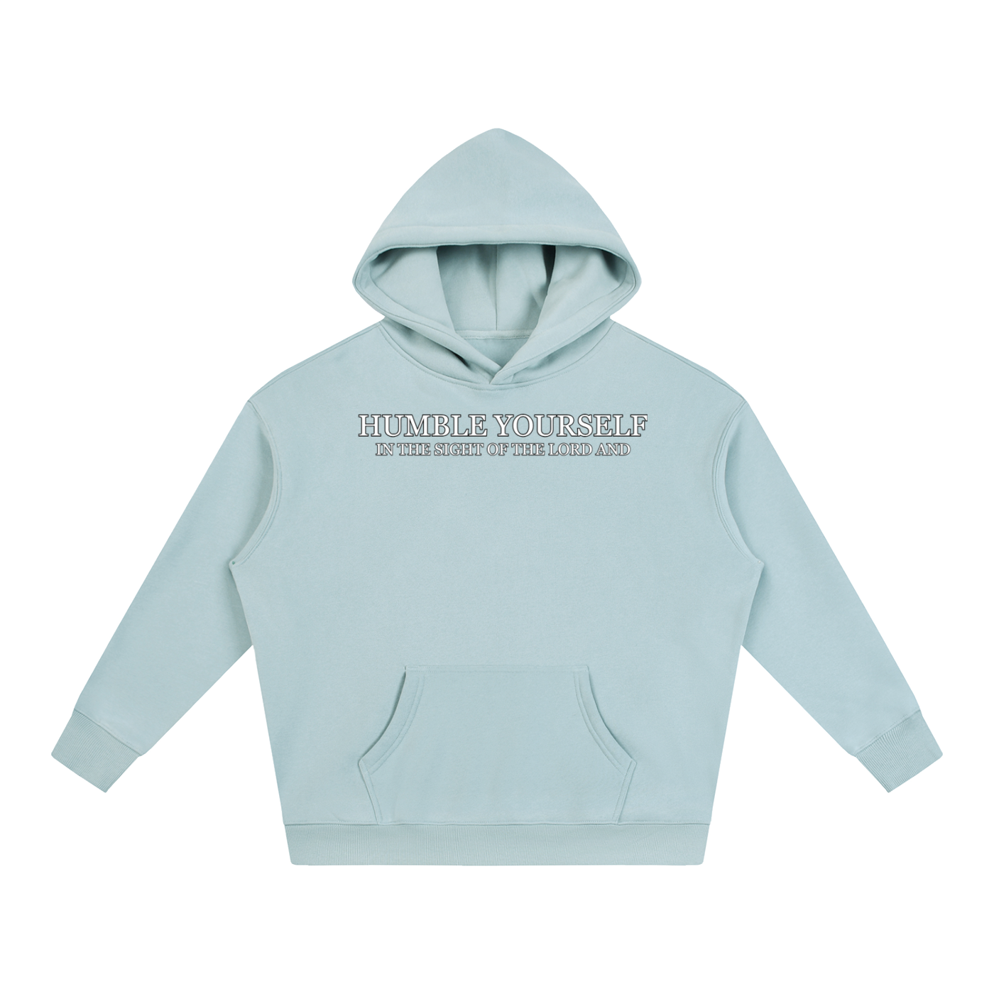 He Will Lift You Up - Oversize Fleeced Hoodie