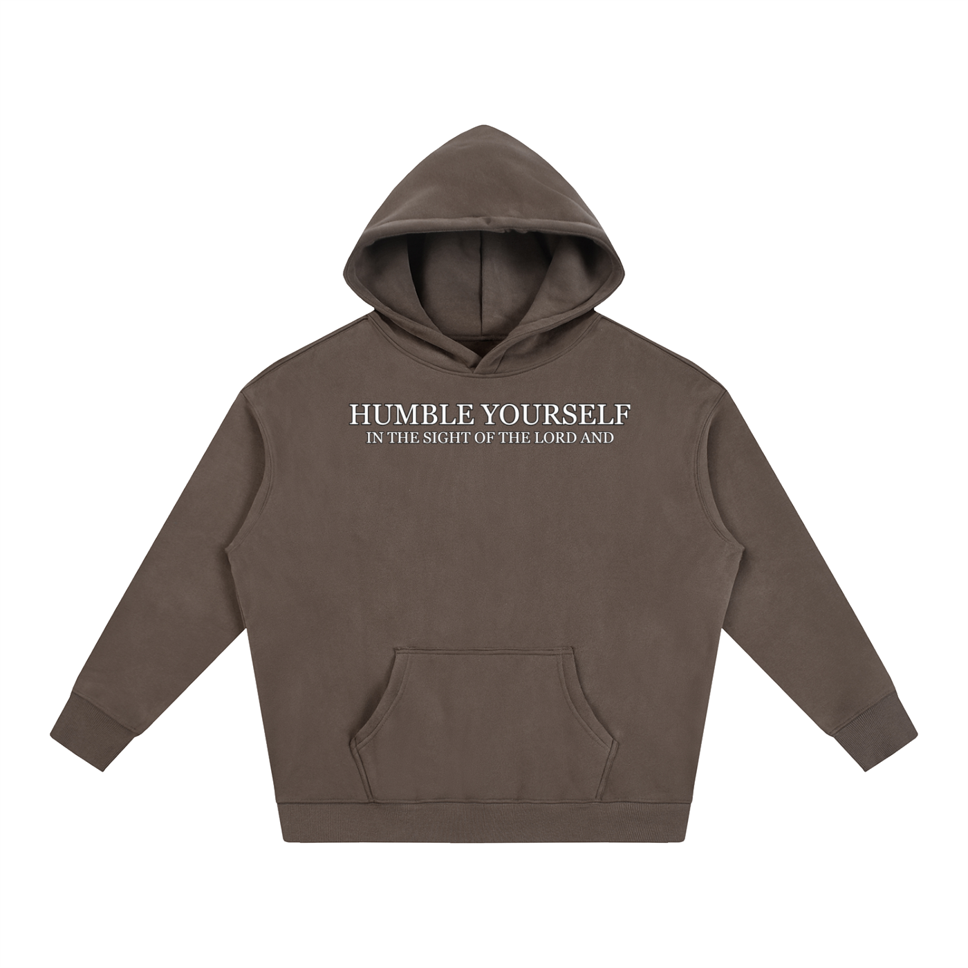 He Will Lift You Up - Oversize Fleeced Hoodie