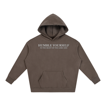 He Will Lift You Up - Oversize Fleeced Hoodie