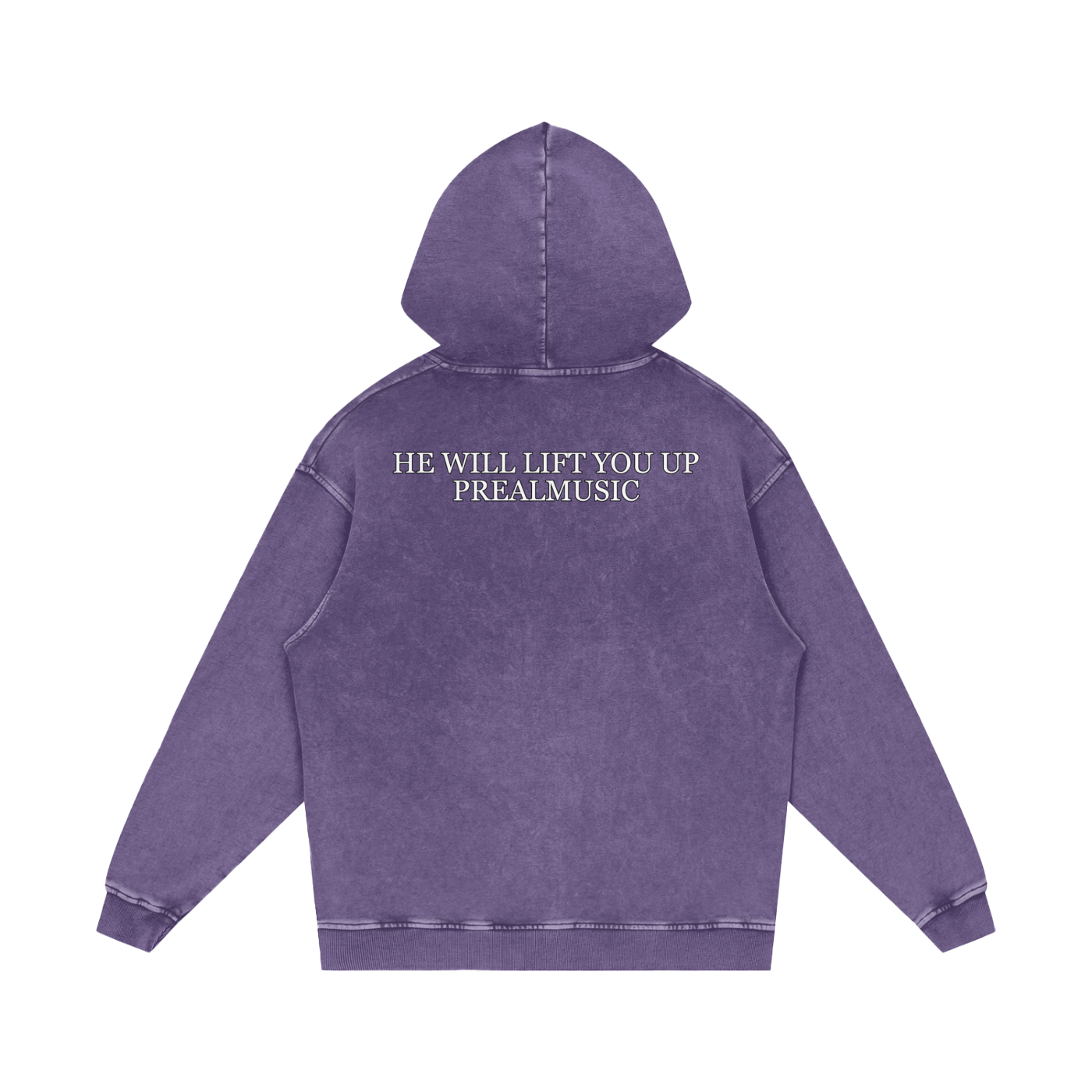 He Will Lift You Up - Loose Cotton Hoodie