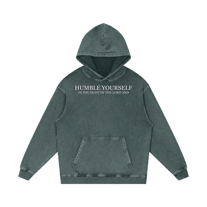 He Will Lift You Up - Loose Cotton Hoodie