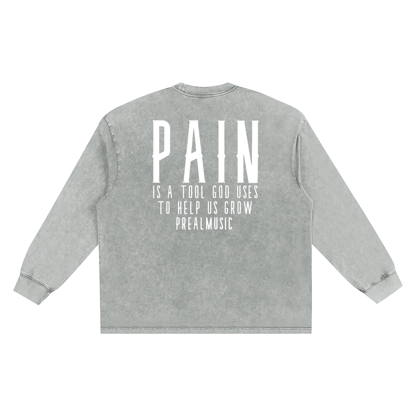 PAIN - Frayed Edge Long Sleeve T-Shirt