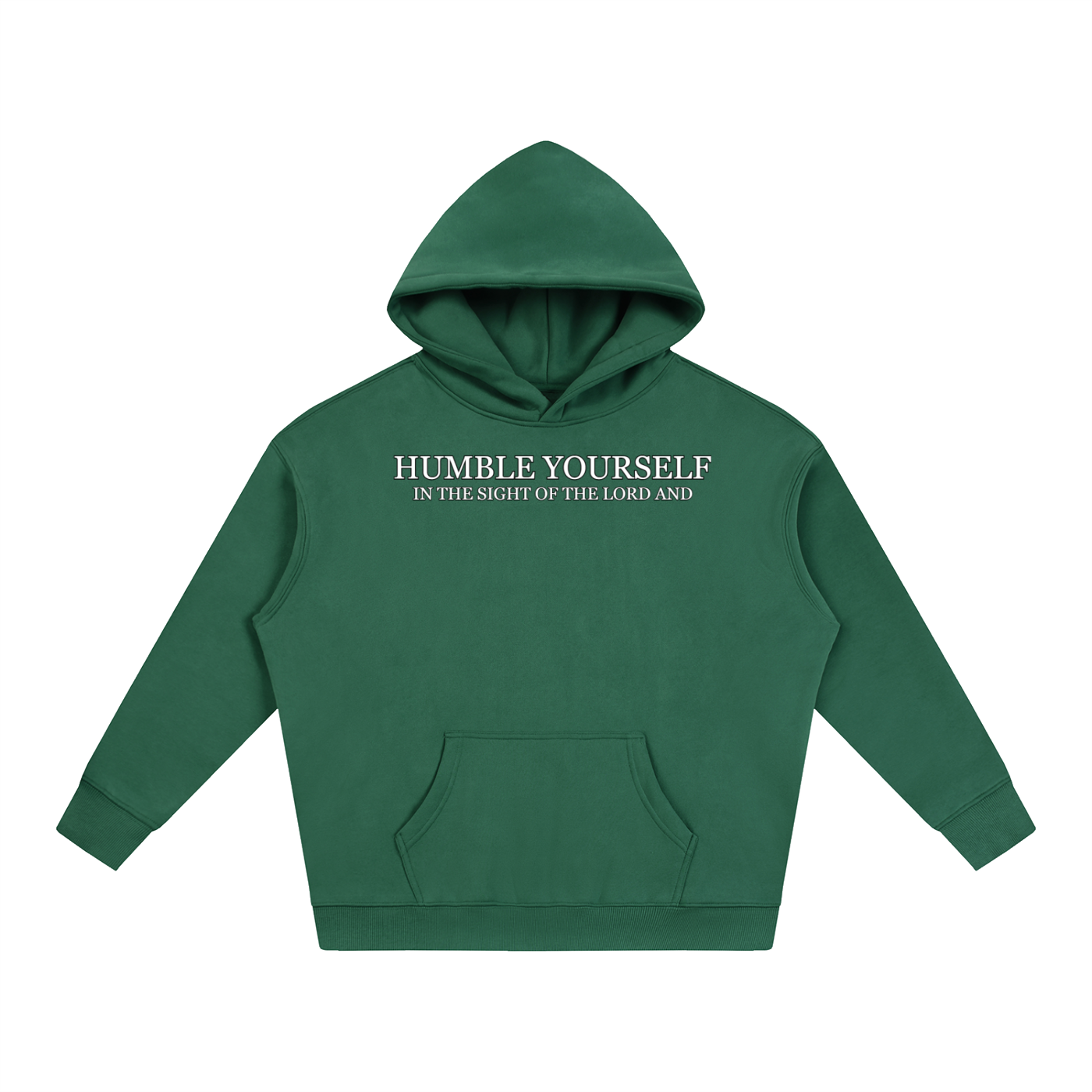 He Will Lift You Up - Oversize Fleeced Hoodie