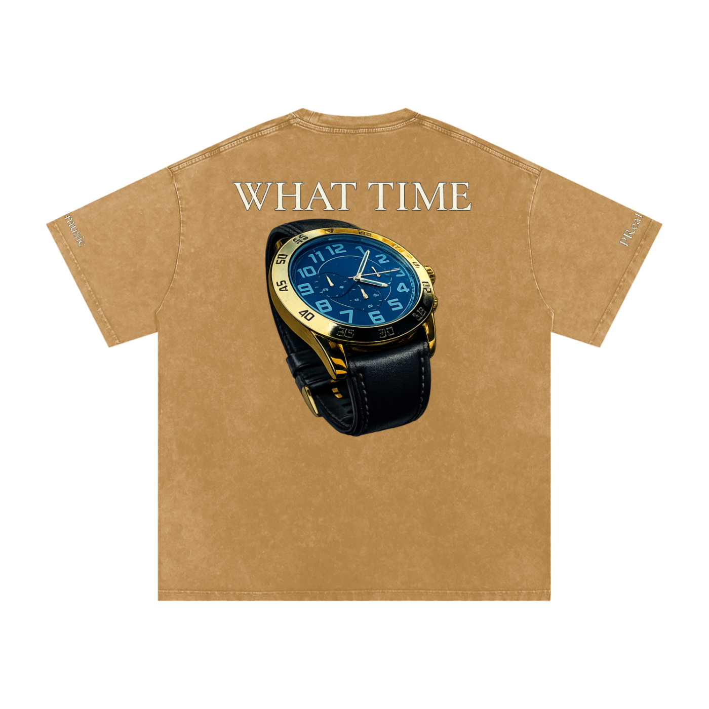 WHAT TIME - Oversized Cotton T-Shirt