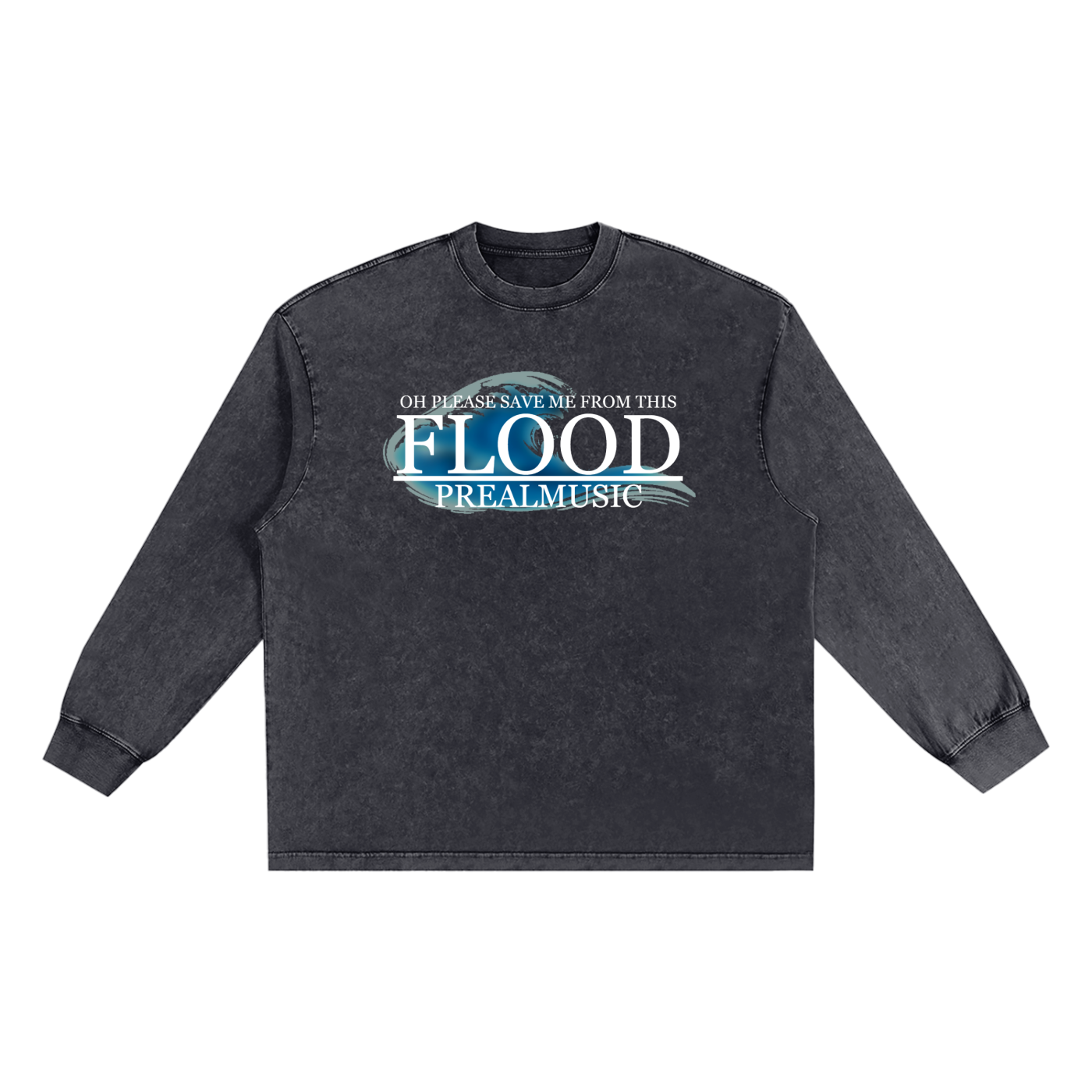 Flood - Frayed Edge Long Sleeve T-Shirt