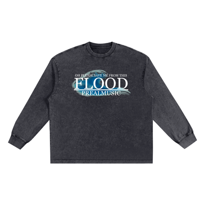Flood - Frayed Edge Long Sleeve T-Shirt
