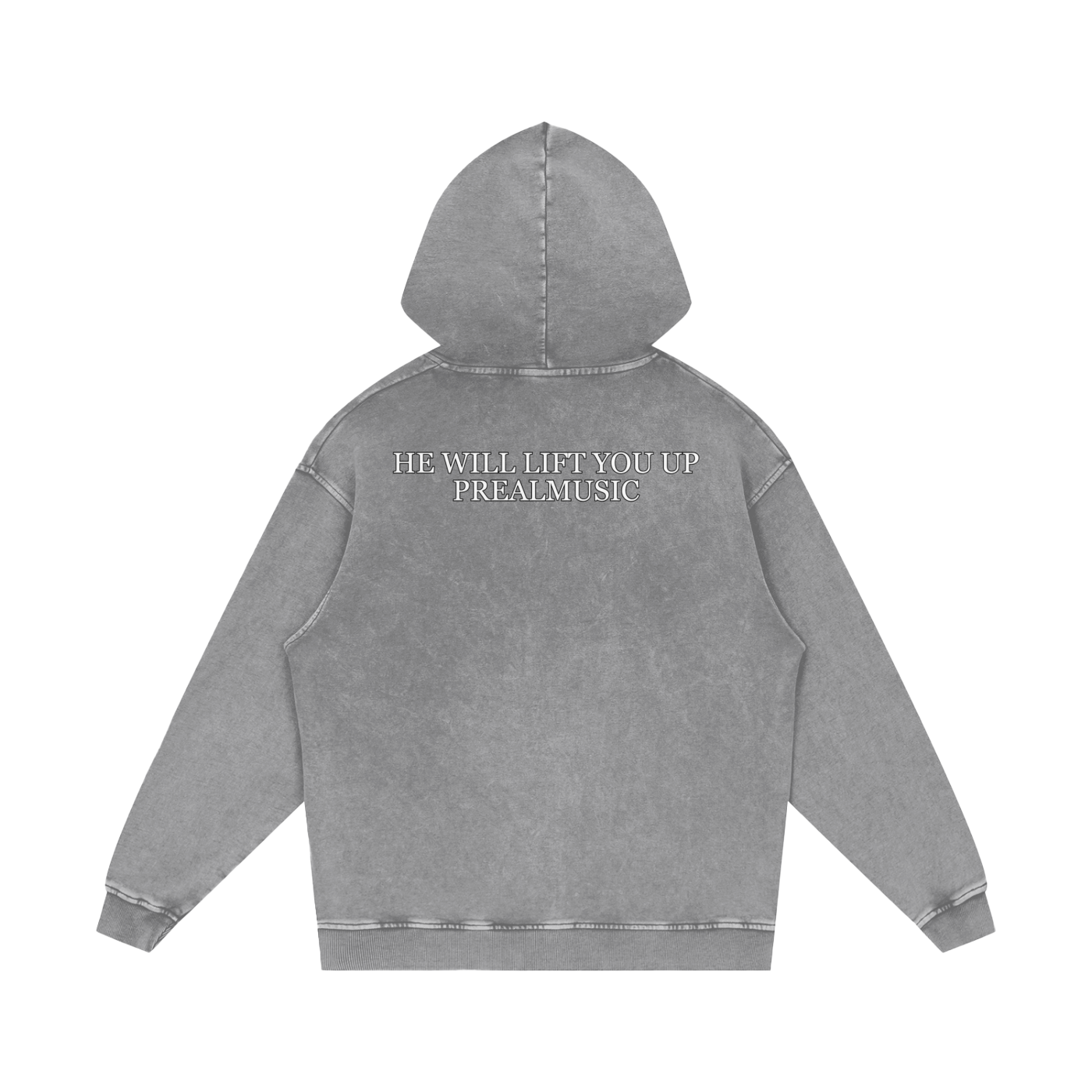 He Will Lift You Up - Loose Cotton Hoodie
